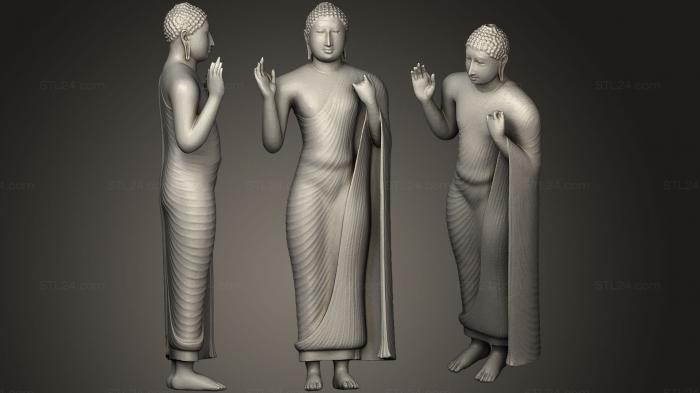 Статуэтки девушки (Sri4, STKGL_0380) 3D модель для ЧПУ станка